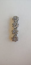 Load image into Gallery viewer, Silver Layered Rhinestone Hair Barrette