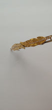 Load image into Gallery viewer, Feather Rhinestone Barrettes, Gold -Tone Barrettes, Feather Hair Accessory