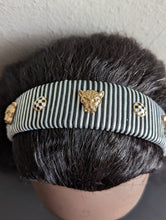 Load image into Gallery viewer, Designer Black and White Headband, Sleek Safari Black & White Headband, Zebra Stripes Headband, Trendy Headbands for Her