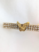 Load image into Gallery viewer, Eagle Barrettes, Gold tone Barrettes for Women, Rhinestone Barrettes, Statement Pieces, Hair Jewelry for Her,
