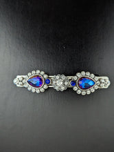 Load image into Gallery viewer, Elegant Purple Rhinestone Barrette for Mature Women, Clear Rhinestone Hair Clip for Her, Mother's Day Gift for Her,