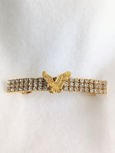 Load image into Gallery viewer, Eagle Barrettes, Gold tone Barrettes for Women, Rhinestone Barrettes, Statement Pieces, Hair Jewelry for Her,