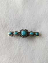Load image into Gallery viewer, Turquoise Hair Barrettes, Boho Turquoise Hair Barrettes, Western Hair Clips, Cowgirl Hair Clips, Decorative Women Barrettes