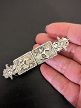 Load image into Gallery viewer, Gothic Girl Hair Barrettes, Silver Medieval Clips, Bow and Arrow Hair Accessories