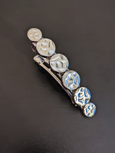 Load image into Gallery viewer, Silver Metal Hair Barrette for Her, Casual Hair Accessories