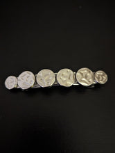 Load image into Gallery viewer, Silver Metal Hair Barrette for Her, Casual Hair Accessories