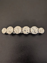Load image into Gallery viewer, Silver Metal Hair Barrette for Her, Casual Hair Accessories