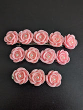 Load image into Gallery viewer, Rose Barrettes Sets for Girls, Flower Barrettes for her, Barrettes for School, Moms with Daughters, Mommy and me Barrettes