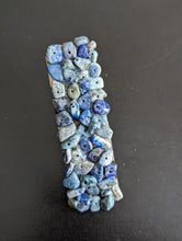 Load image into Gallery viewer, Rectangular Blue Jasper Hair Clip, Aqua Essence Hair Accessories