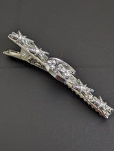 Load image into Gallery viewer, Whimsical Silver Crescent Moon & Star Alligator Clips