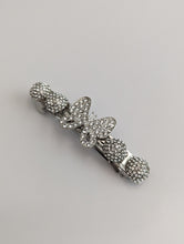 Load image into Gallery viewer, Elegant Clear Rhinestone Butterfly Barrette for Any Occasion.