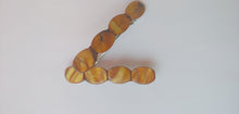 Load image into Gallery viewer, Brown Shell Barrette, Shell Barrette, Nature Shells, Hair Clip, Causal Wear Barrettes, Hair Accessories, Tan Clips
