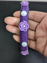 Load image into Gallery viewer, Purple Rose Headbands for Girls, School Headbands, Children Hairbands, Mommy and Me Hair Accessories
