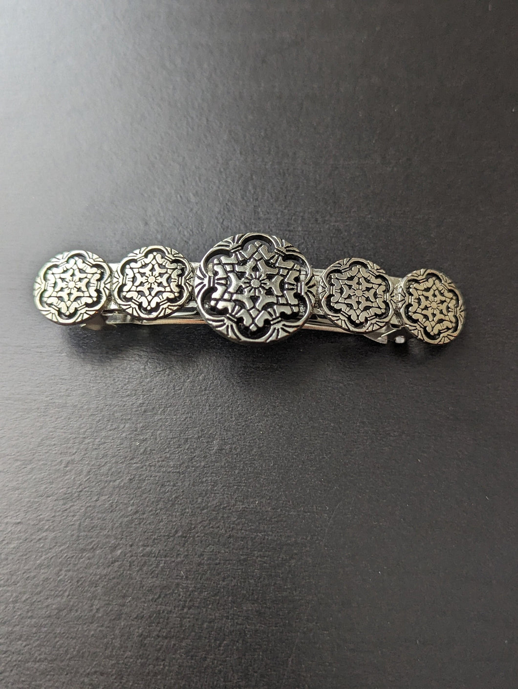 Stunning Silver Snowflake Barrettes, Silver Hair Accessories, Sparkling Snowflake Barrette, Holiday Barrettes, Winter Barrettes,