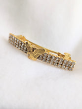Load image into Gallery viewer, Eagle Barrettes, Gold tone Barrettes for Women, Rhinestone Barrettes, Statement Pieces, Hair Jewelry for Her,
