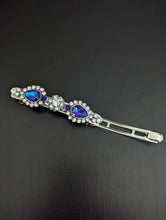 Load image into Gallery viewer, Elegant Purple Rhinestone Barrette for Mature Women, Clear Rhinestone Hair Clip for Her, Mother&#39;s Day Gift for Her,
