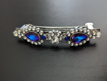 Load image into Gallery viewer, Elegant Purple Rhinestone Barrette for Mature Women, Clear Rhinestone Hair Clip for Her, Mother&#39;s Day Gift for Her,

