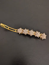 Load image into Gallery viewer, Crystal Flower Barrettes
