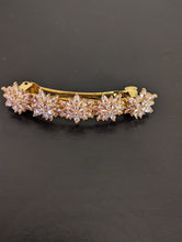 Load image into Gallery viewer, Crystal Flower Barrettes

