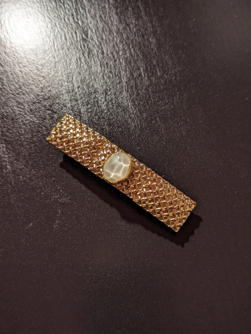 Gold-Tone Vintage Style Weave Barrettes for Women, Antique Style Hair Accessories