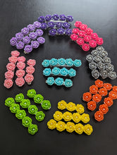 Load image into Gallery viewer, Rose Barrettes Sets for Girls, Flower Barrettes for her, Barrettes for School, Moms with Daughters, Mommy and me Barrettes
