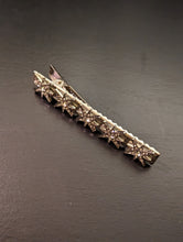Load image into Gallery viewer, Rhinestone Alligator Hair Clip, Silver Hair Clips, Silver Star Clips
