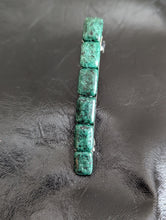 Load image into Gallery viewer, Green Hair Barrettes, Emerald Barrettes for Her, Beaded Barrettes for Women, Barrettes for Casual Days, Fall Barrettes
