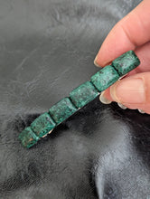 Load image into Gallery viewer, Green Hair Barrettes, Emerald Barrettes for Her, Beaded Barrettes for Women, Barrettes for Casual Days, Fall Barrettes

