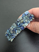 Load image into Gallery viewer, Rectangular Blue Jasper Hair Clip, Aqua Essence Hair Accessories
