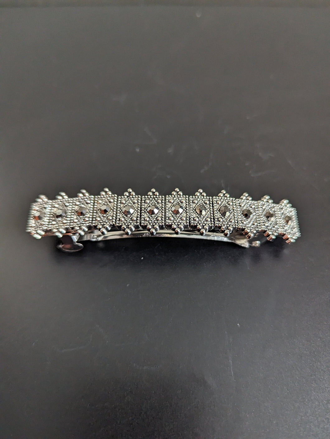 Black Onyx Hair Barrettes