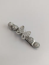 Load image into Gallery viewer, Elegant Clear Rhinestone Butterfly Barrette for Any Occasion.

